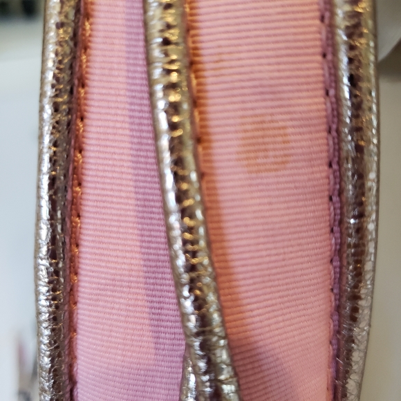 Coach Poppy Petal Print Lurex Rocker Hand Bag Crossbody Bag Strap #16308 NWT - Picture 10 of 16